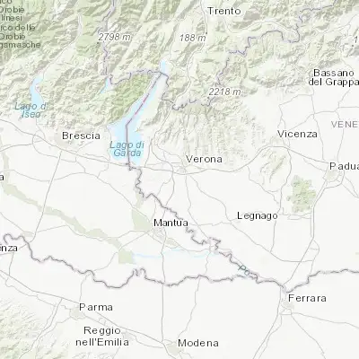 Map showing location of Beccacivetta-Azzano (45.374350, 10.961330)