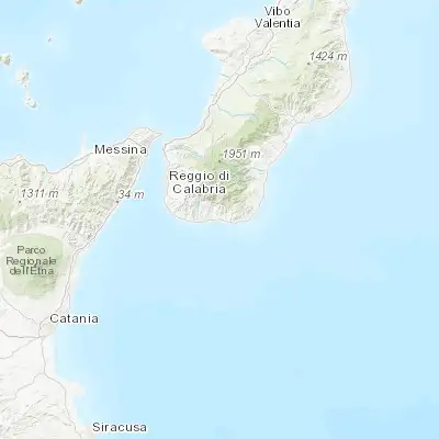 Map showing location of Bova Marina (37.935030, 15.917360)