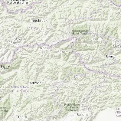 Map showing location of Brunico (46.799420, 11.934290)