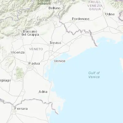 Map showing location of Ca' Savio (45.453750, 12.457290)