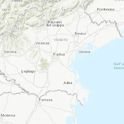 Map showing location of Campolongo Maggiore Liettoli (45.339440, 12.024170)