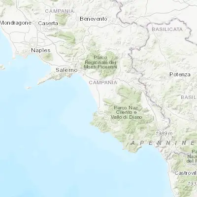 Map showing location of Capaccio Scalo (40.455310, 15.008910)