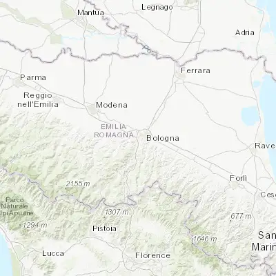 Map showing location of Casalecchio di Reno (44.475630, 11.274950)