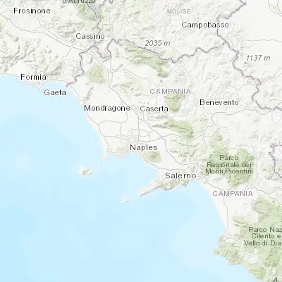 Map showing location of Casalnuovo di Napoli (40.909690, 14.342050)