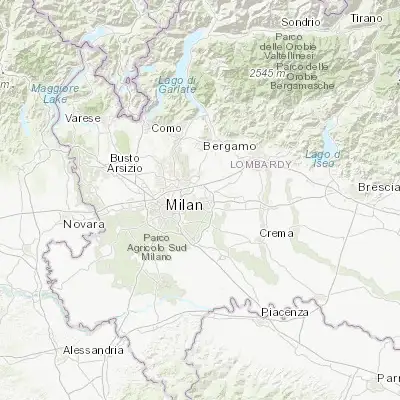Map showing location of Cassina de' Pecchi (45.516370, 9.359750)