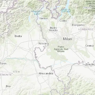 Map showing location of Cassolnovo (45.361060, 8.812300)