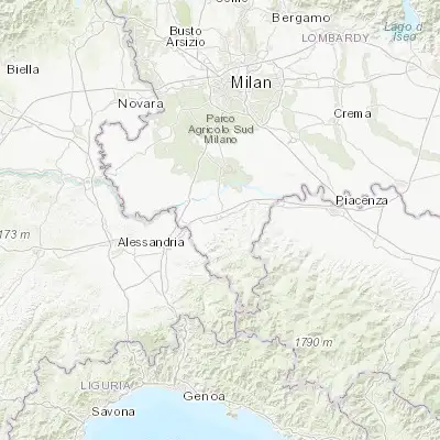 Map showing location of Casteggio (45.013960, 9.125280)