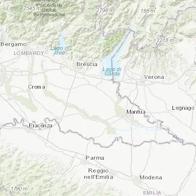 Map showing location of Castel Goffredo (45.294030, 10.473000)