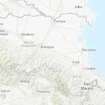 Map showing location of Castel San Pietro Terme (44.398540, 11.585460)