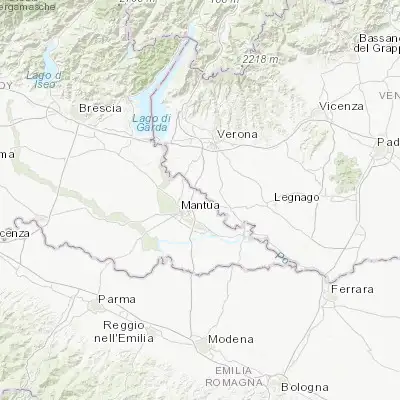 Map showing location of Castelbelforte (45.212080, 10.892490)