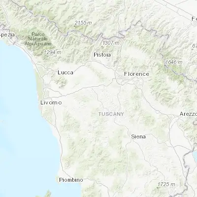 Map showing location of Castelfiorentino (43.609630, 10.967720)