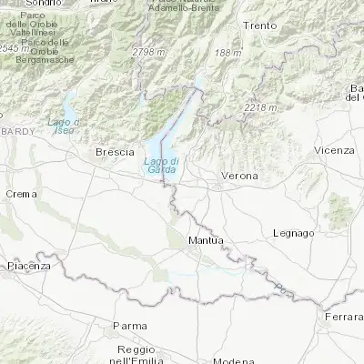 Map showing location of Castelnuovo del Garda (45.438780, 10.759780)