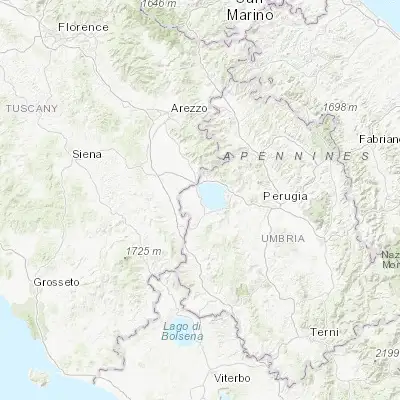 Map showing location of Castiglione del Lago (43.124570, 12.039820)