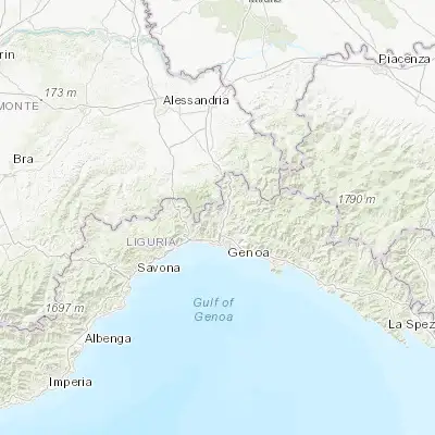 Map showing location of Ceranesi (44.505630, 8.893430)