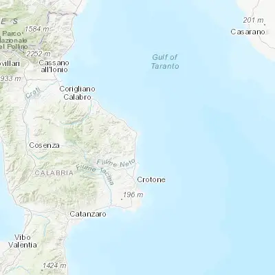 Map showing location of Cirò Marina (39.368760, 17.124770)
