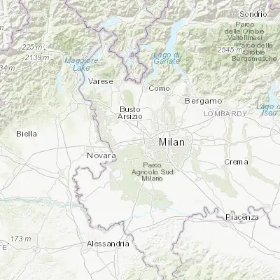 Map showing location of Cornaredo (45.501280, 9.026810)