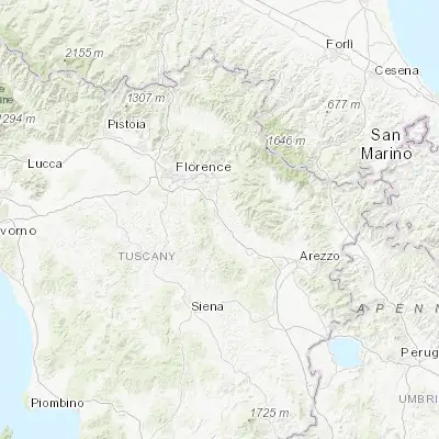 Map showing location of Figline Valdarno (43.619950, 11.471910)