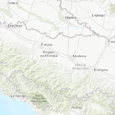 Map showing location of Fogliano (44.647510, 10.645050)