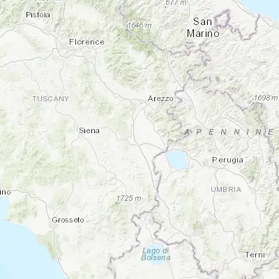 Map showing location of Foiano della Chiana (43.253180, 11.816470)