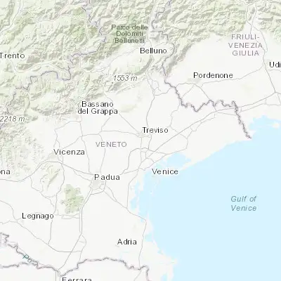 Map showing location of Frescada (45.628780, 12.236710)