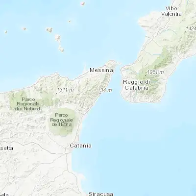 Map showing location of Furci Siculo (37.961590, 15.377630)