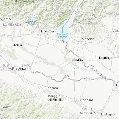 Map showing location of Gazoldo degli Ippoliti (45.199990, 10.578390)