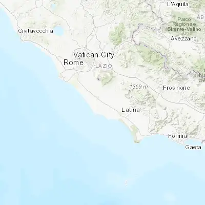 Map showing location of Genio Civile (41.548070, 12.691610)