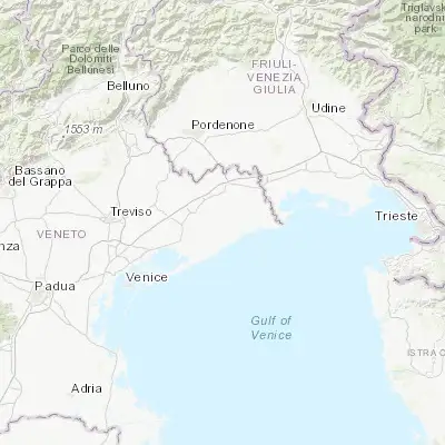 Map showing location of La Salute di Livenza (45.653660, 12.801310)