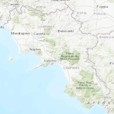 Map showing location of Lancusi-Penta-Bolano (40.761250, 14.785240)