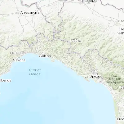 Map showing location of Lavagna (44.306200, 9.353830)