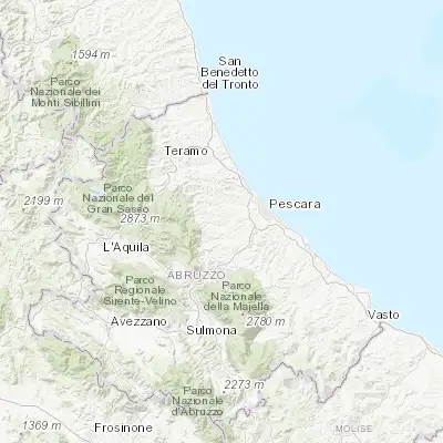 Map showing location of Loreto Aprutino (42.431040, 13.980570)