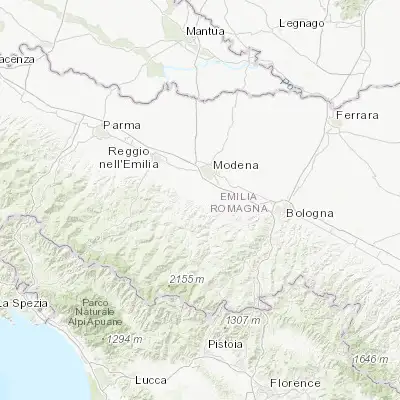 Map showing location of Maranello (44.531010, 10.868880)