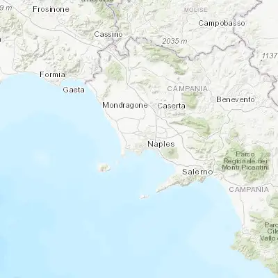 Map showing location of Marano di Napoli (40.897100, 14.188240)