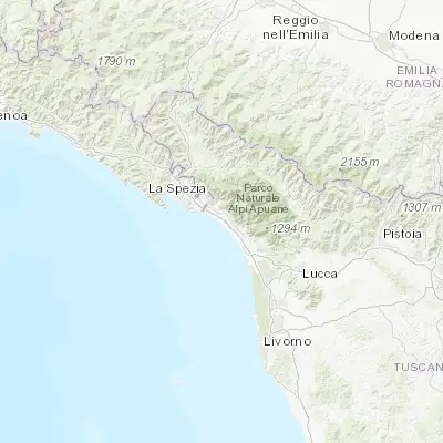 Map showing location of Marina di Massa (44.003800, 10.106740)
