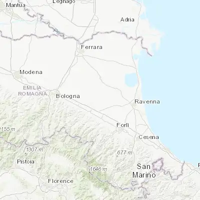 Map showing location of Massa Lombarda (44.447030, 11.820950)