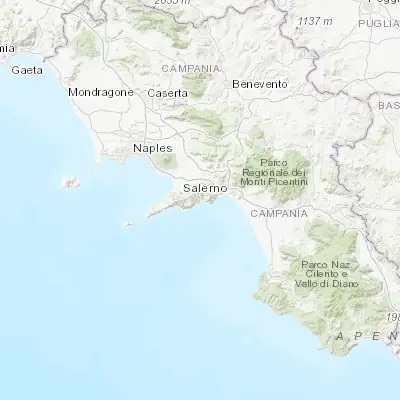 Map showing location of Minori (40.650300, 14.626840)