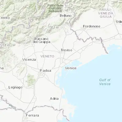 Map showing location of Mogliano Veneto (45.555940, 12.242940)