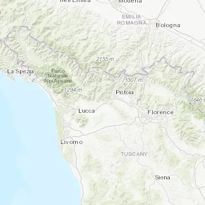 Map showing location of Montecatini-Terme (43.881530, 10.772300)