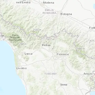 Map showing location of Montemurlo (43.926860, 11.037180)