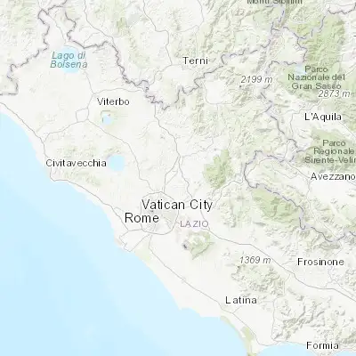 Map showing location of Monterotondo (42.051590, 12.619690)
