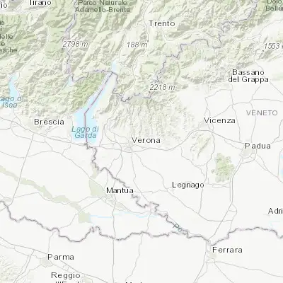 Map showing location of Montorio (45.458260, 11.065890)