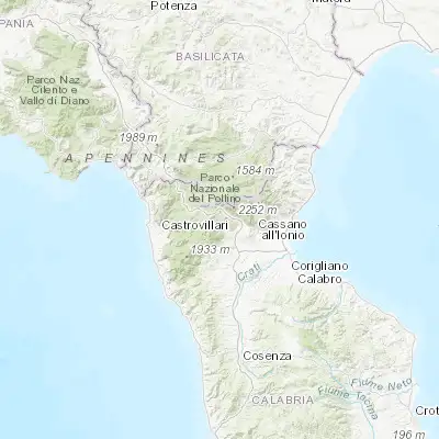 Map showing location of Morano Calabro (39.841380, 16.138370)