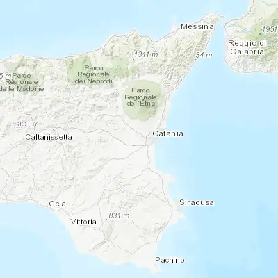 Map showing location of Motta Sant'Anastasia (37.512050, 14.966280)