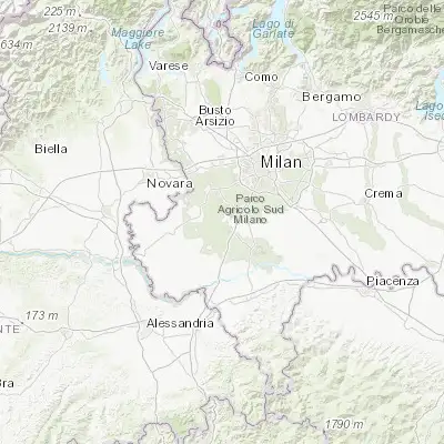 Map showing location of Motta Visconti (45.287740, 8.992540)