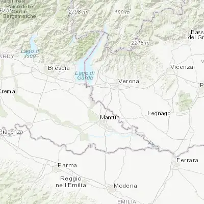 Map showing location of Mozzecane (45.307630, 10.815540)