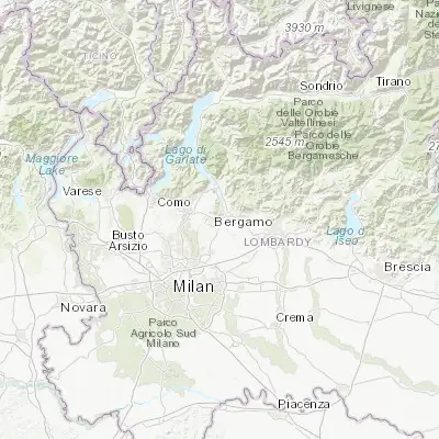 Map showing location of Olgiate Molgora (45.730280, 9.403350)