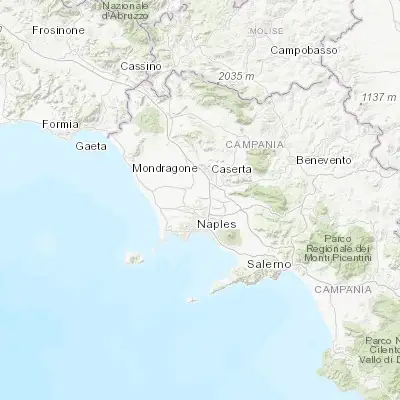 Map showing location of Orta di Atella (40.964410, 14.268540)