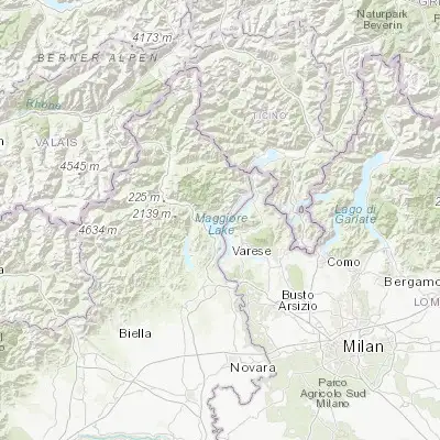 Map showing location of Pallanza-Intra-Suna (45.937780, 8.570880)