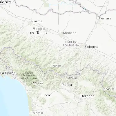 Map showing location of Pavullo nel Frignano (44.333520, 10.835440)