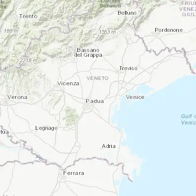 Map showing location of Pianiga (45.457080, 12.007620)